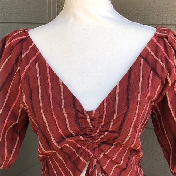 Main Strip Prairie Synch Midi Dress - Picture 5 of 8